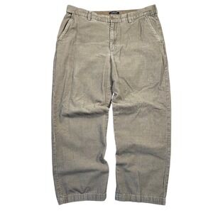 Croft & Barrow Mens Corduroy Pants 36x29 Y2k Grunge Punk Baggy Trousers Retro